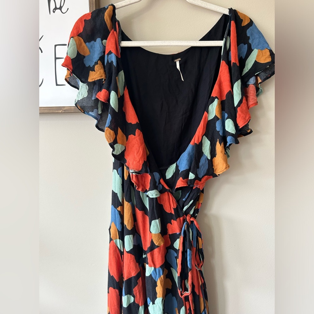 SOLD🤎Free People Maxi High Low Dress size Small - Picture 7 of 10